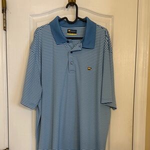 Jack Nicklaus Blue Striped Men's Polo Shirt